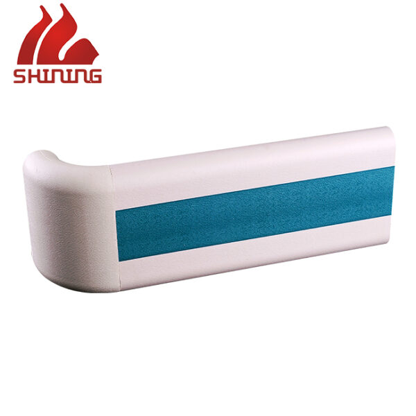 140mm Medical Wall Handrail – 1.2mm/1.4mm/1.6mm/1.8mm/2.0mm Aluminum Core with PVC Cover (25 Anti-Slip Colors)