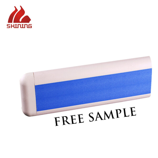 102 mm Antibacterial PVC Wall Guard with Aluminum Retainer – Model XY 102