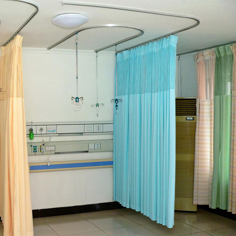XY-curatin Hospital Cubicle/Privacy Curtain – Polypropylene, Antimicrobial, Mesh-Top Option, Durable & Customizable