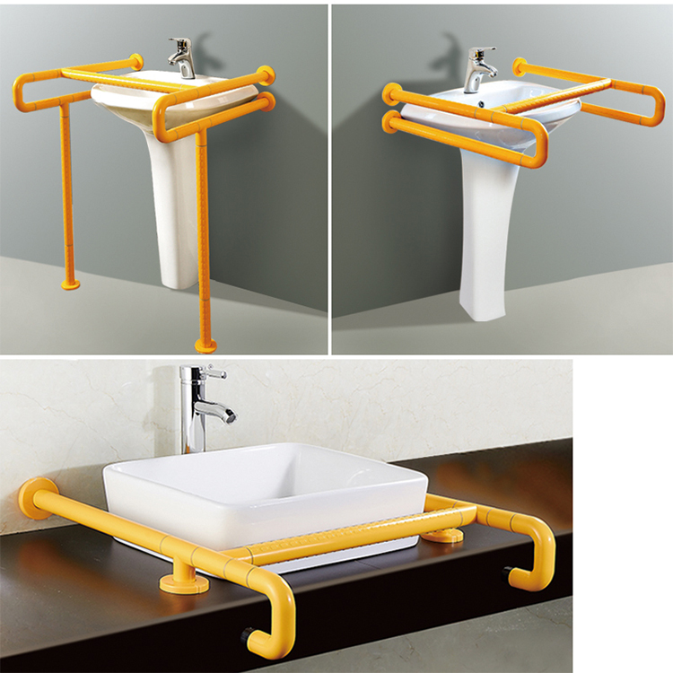 Dual-Bar Nylon-Coated Safety Grab Rail, Model XY-32-21-1