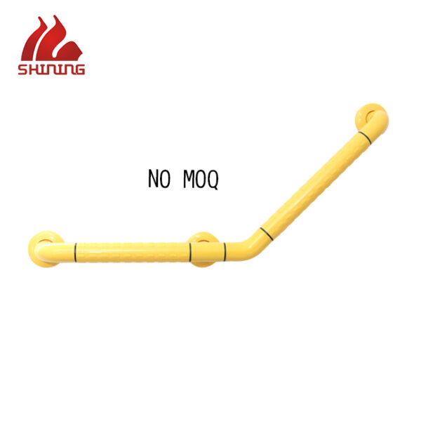135° Angled Nylon Grab Bar for Corners, Model XY32-25