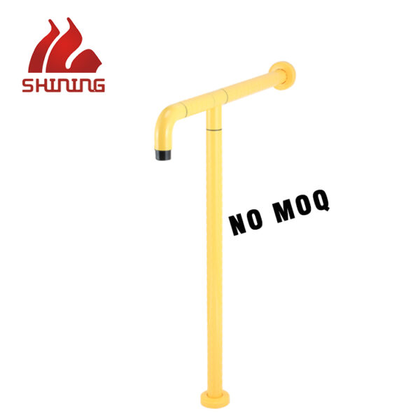 XY32-26 Antibacterial Nylon-Coated Grab Bar, 32 mm Floor-to-Wall Support Rail for Shower/Toilet — Factory Direct