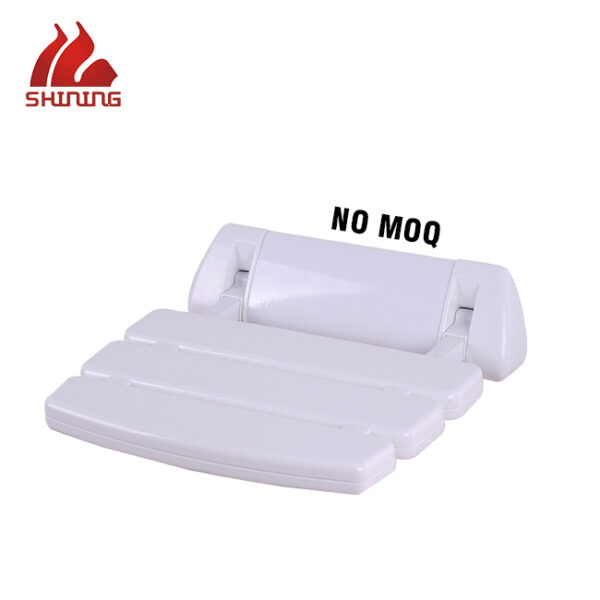 Folding Wall-Mounted Shower Seat, ABS + Aluminum, 130 kg Load — XY 320-31 | Factory Wholesale - Image 3