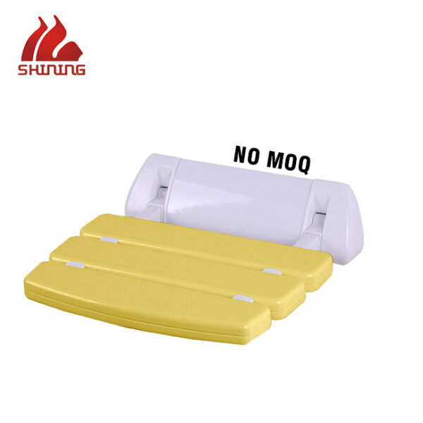 Folding Wall-Mounted Shower Seat, ABS + Aluminum, 130 kg Load — XY 320-31 | Factory Wholesale