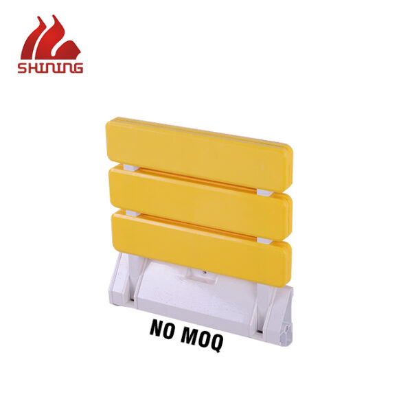 Folding Wall-Mounted Shower Seat, ABS + Aluminum, 130 kg Load — XY 320-31 | Factory Wholesale - Image 2