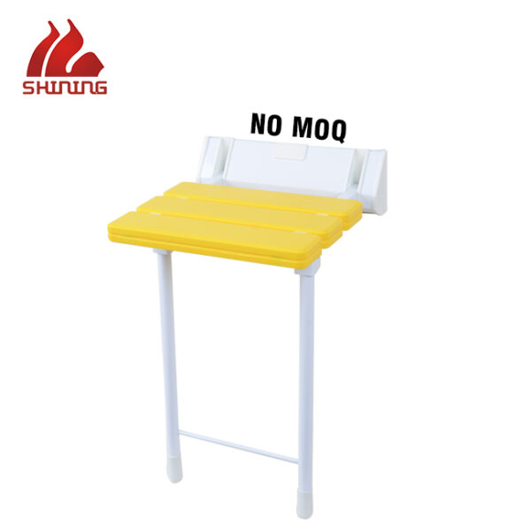 XY320-33 Wall-Mounted Folding Shower Seat, ABS + Stainless steel, 130 kg Load, Anti-Slip — Wholesale & OEM