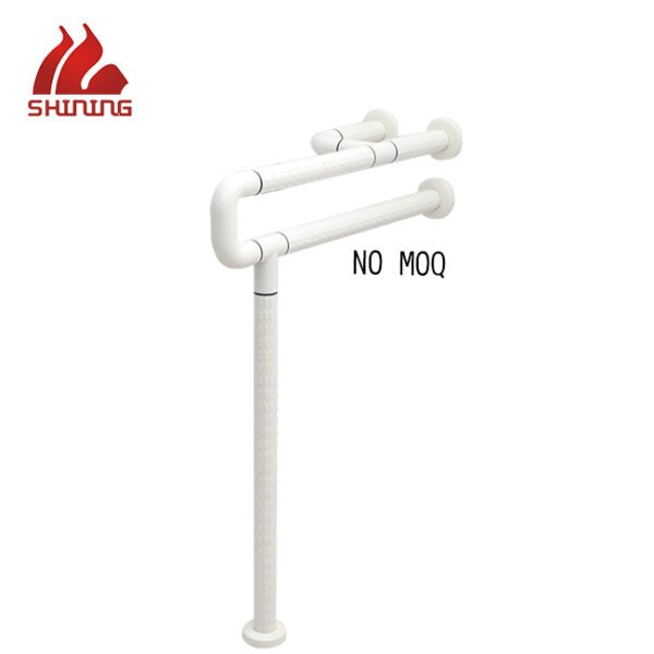 Nylon Bathroom Grab Bar with Floor Support, XY32-35 — Antibacterial, Rust-Resistant, OEM Colors, Wholesale - Image 2