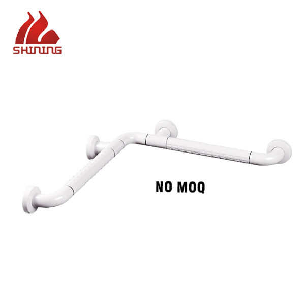 XY32-39 Nylon-Coated L-Shaped Grab Bar | Aluminum Core, Anti-Slip, Antibacterial Option | Wholesale for Hotel, Toilet & Shower - Image 2
