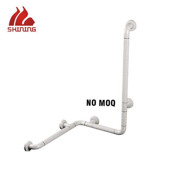 Nylon-Coated Grab Bar XY 32-40 for Shower/Toilet | Antibacterial, Water & Rust Resistant, Anti-Slip | OEM Color, Factory Supply, MOQ 50 - Image 2