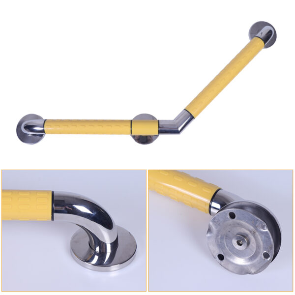XY32-45 304 Stainless Steel Grab Bar, 32 mm, Wall-Mounted Bathroom Safety Handrail (Polished/Matte) – Factory Supply, MOQ 50 - Image 2
