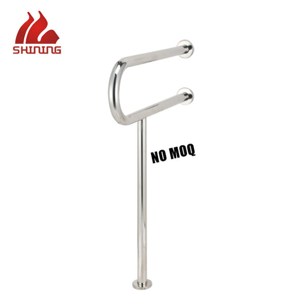 XY32-48 304 Stainless-Steel Grab Bar, 32 mm Dia, Floor-to-Wall Safety Rail for Toilet/Washbasin/Shower — Anti-Slip, Polished/Matte, Wholesale/OEM