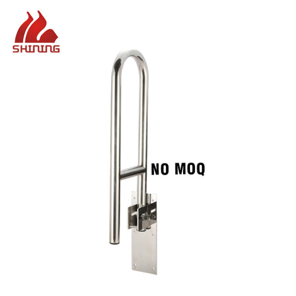 XY32-49 304 Stainless Steel Flip-Up Bathroom Grab Bar, Ø32 mm | Wholesale & OEM - Image 2