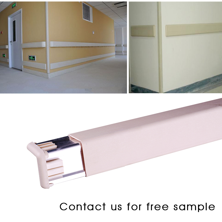 XY 76 CE‑Certified Corner Guard – Aluminum & PVC Impact Protection