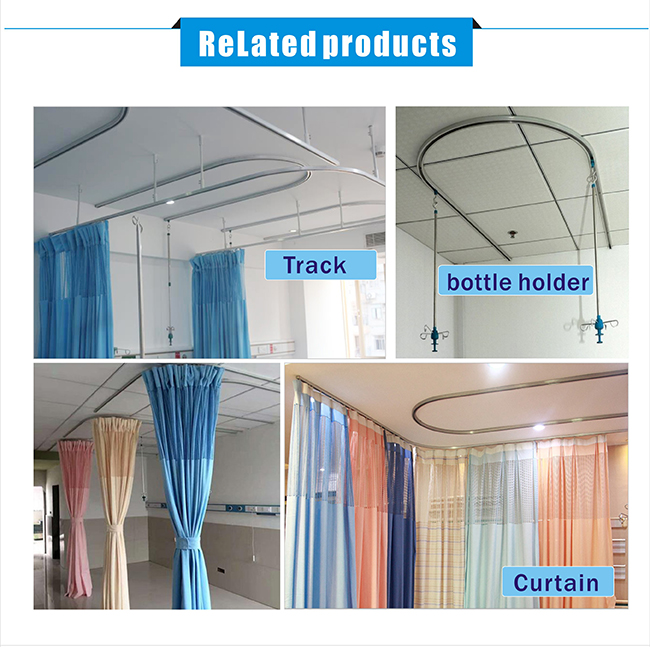 XY Track Hospital Curtain Track – Aluminum Ceiling-Mounted Privacy/Cubicle Rail (Straight, U-Shape, L-Shape), Factory Wholesale & OEM
