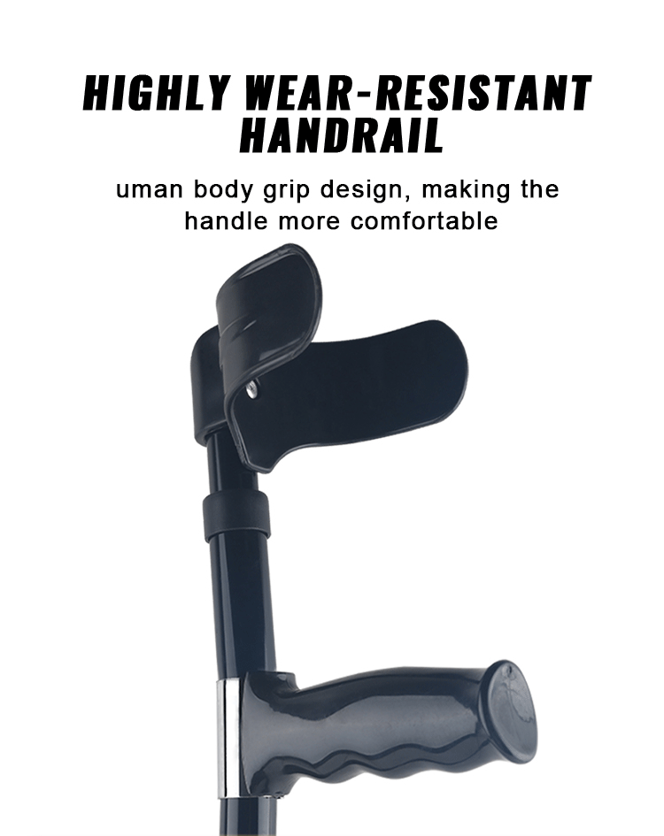 Wholesale Folding Walking Cane Hand Grip Walking Stick Arm Elbow Crutch Walking Aids for Disabled
