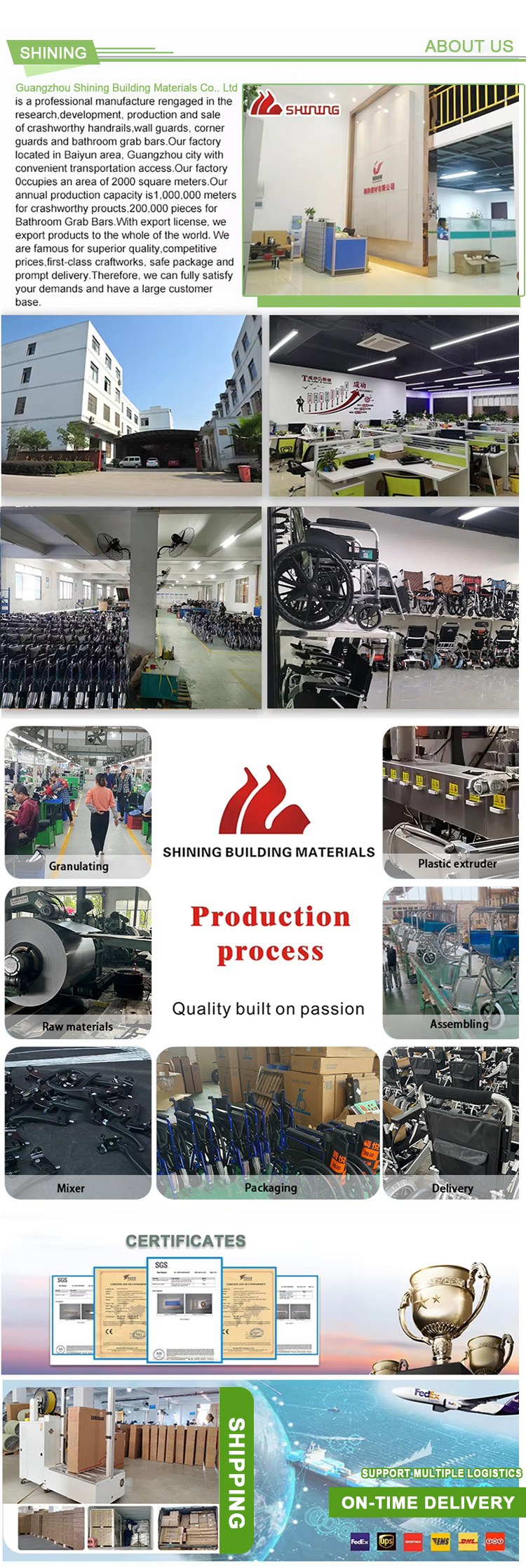 OEM Custom Disabled Crutch Aluminum Underarm Crutches Hight Adjustable Medical Crutches