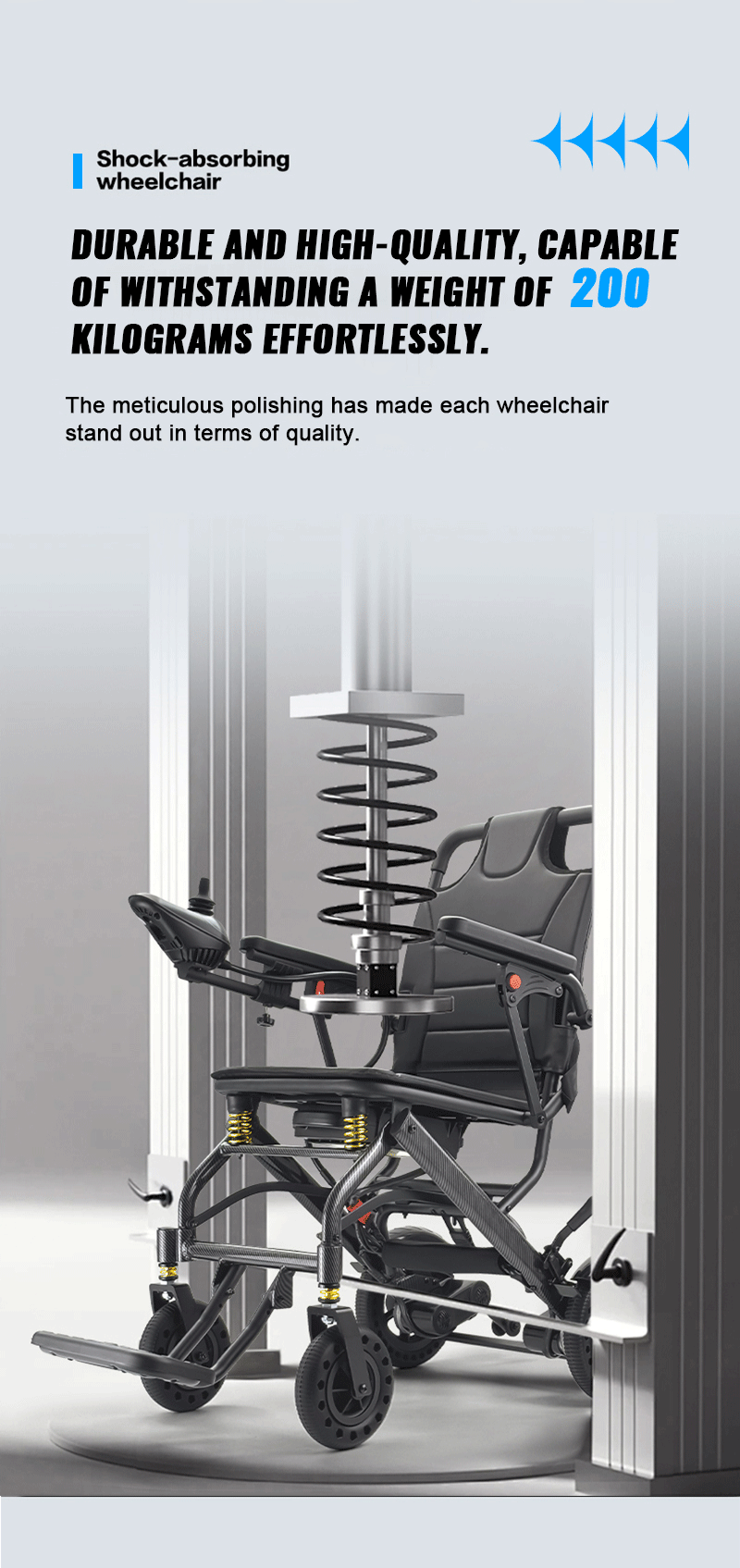 Best Sale Custom Electric Wheelchair Foldable Aluminium Alloy Lightweight Electric Folding Wheelchair for Disabled Elderly
