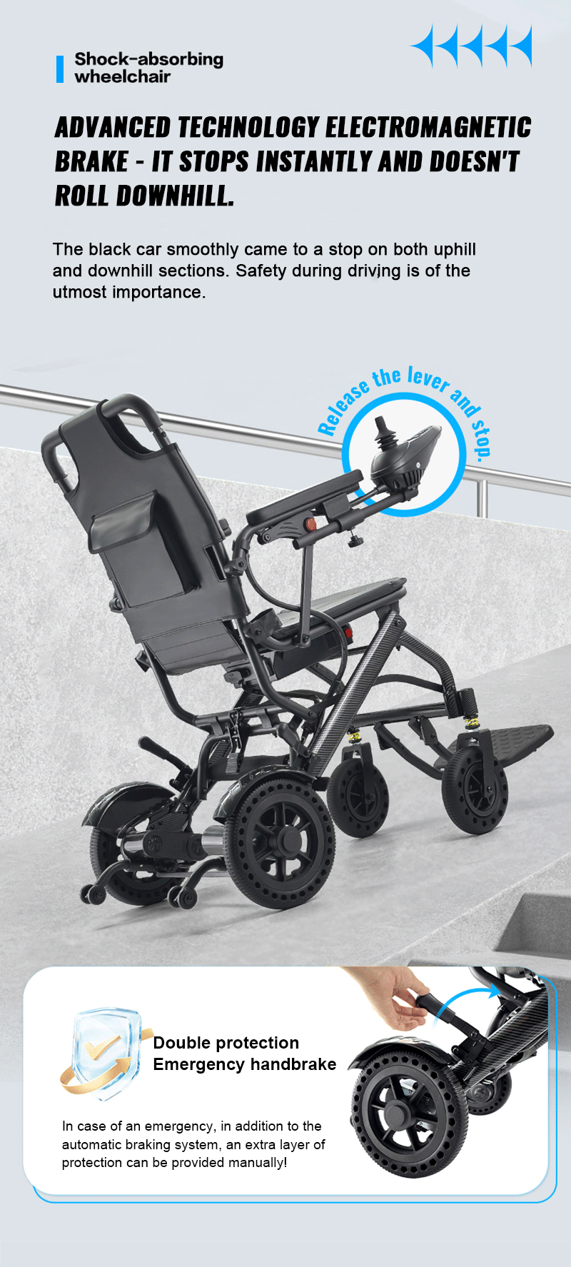 Best Sale Custom Electric Wheelchair Foldable Aluminium Alloy Lightweight Electric Folding Wheelchair for Disabled Elderly