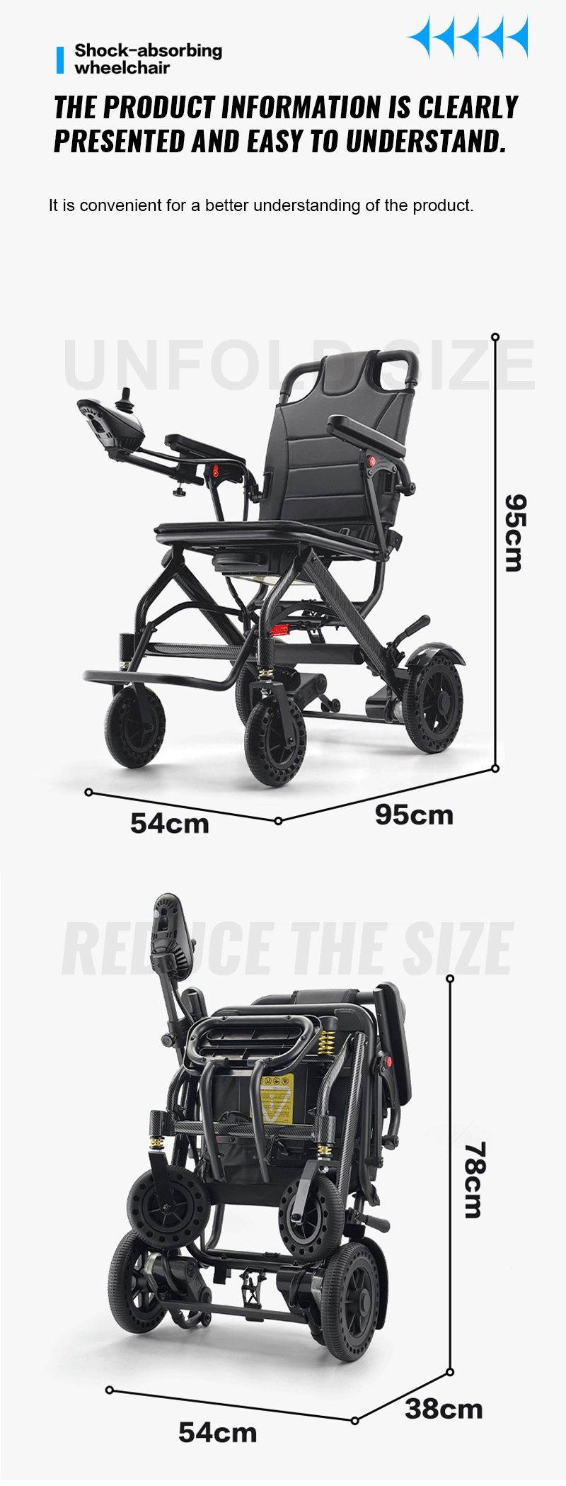 Best Sale Custom Electric Wheelchair Foldable Aluminium Alloy Lightweight Electric Folding Wheelchair for Disabled Elderly