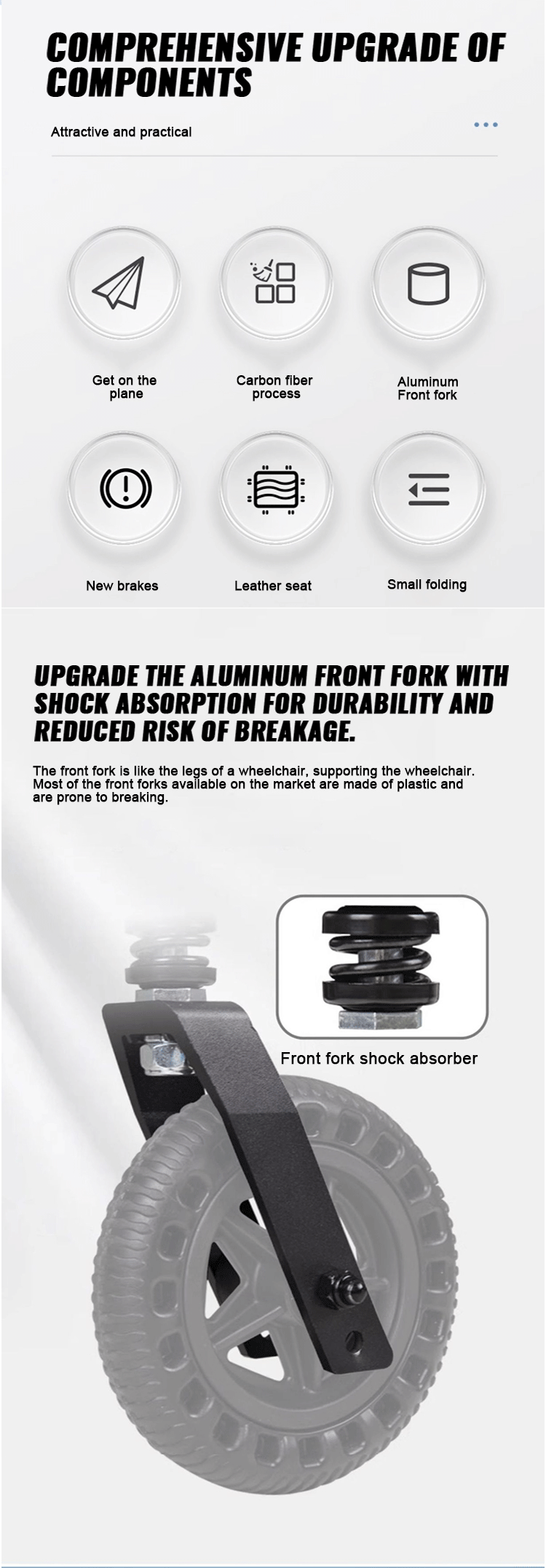 Wholesale High Quality Manual Wheelchair Aluminum Folding Armrest Wheelchair Lightweight Wheelchair for Disabled Elderly