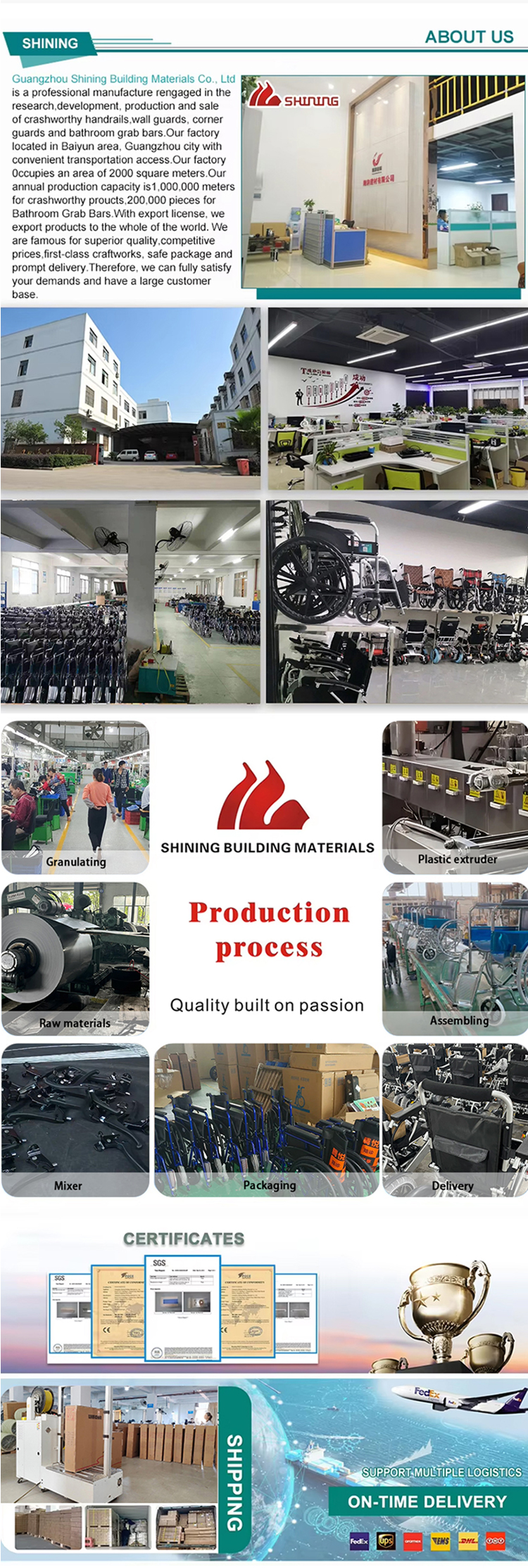 Wholesale High Quality Manual Wheelchair Aluminum Folding Armrest Wheelchair Lightweight Wheelchair for Disabled Elderly