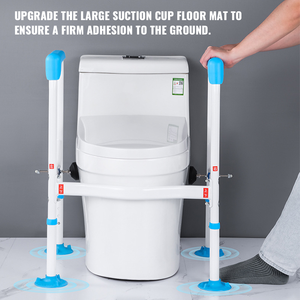 Wholesale OEM Folding Commode Handle Adjustable Toilet Armrest Easy ...
